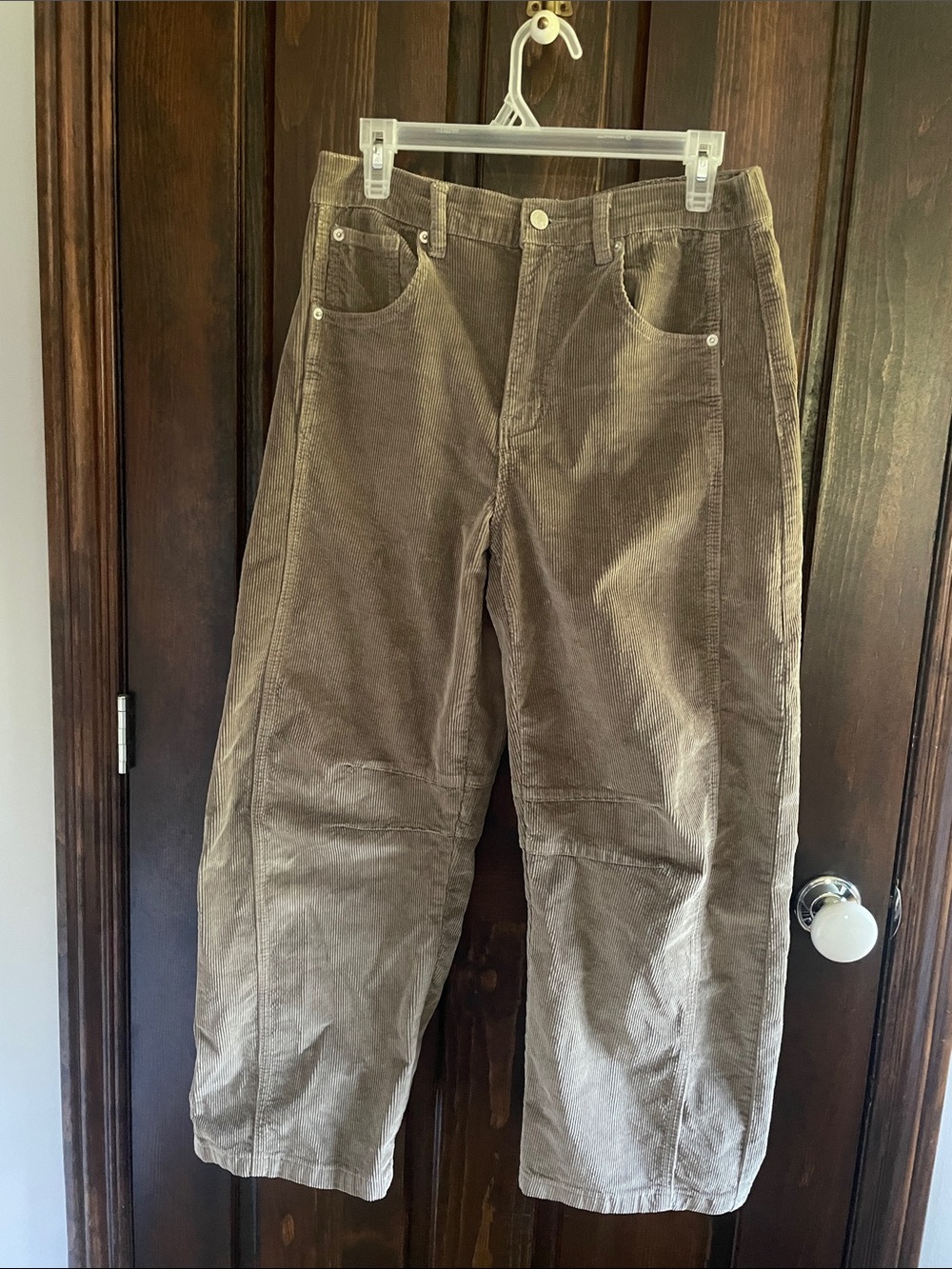 Corduroy ballon baggy jeans